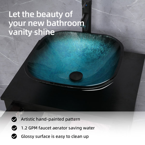 Wrought Studio Masuma 24'' Single Bathroom Vanity Set with Mirror